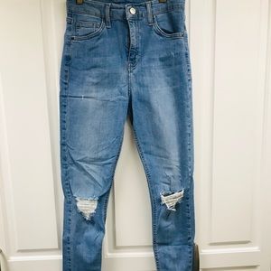 TopShop light denim jeans